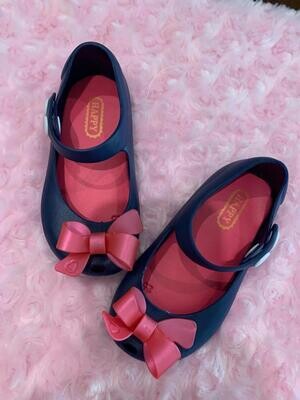 Navy SED - Pink Bow 2 Snap - 9