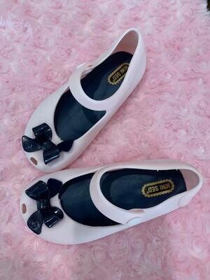 Lt Pink SED-Navy Bow 1 Snap - 7
