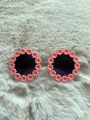 Pink Daisy Glasses