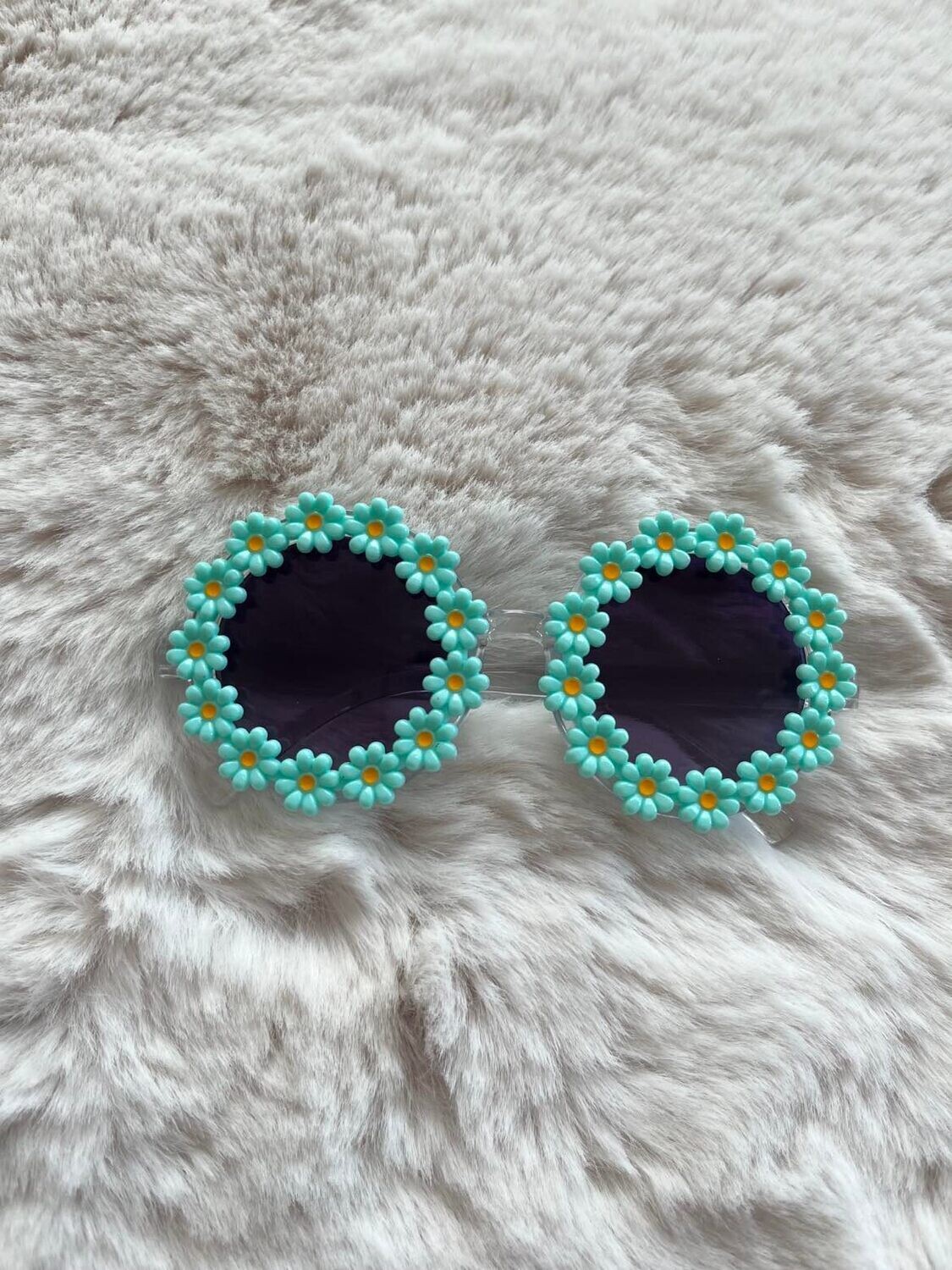 Mint Daisy Glasses