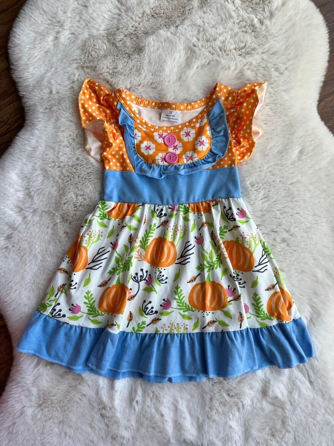 Pumpkin Dress - 12/18mo