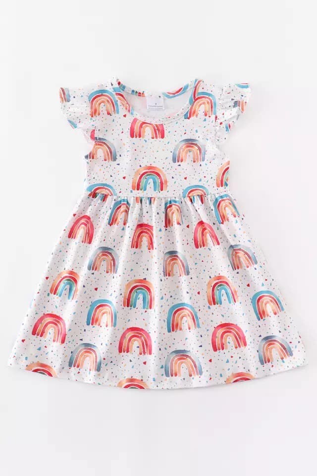 Rainbow Dress1 - 4t