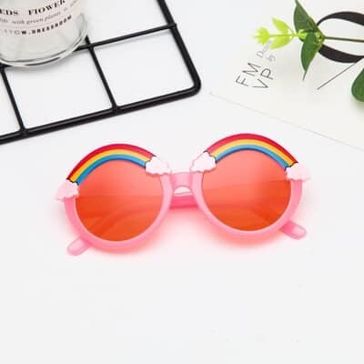 Rainbow Glasses2 - Drk Pink