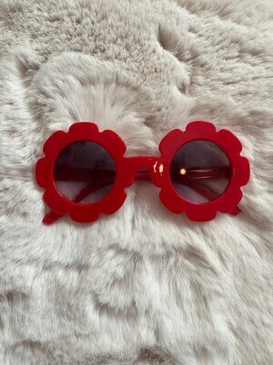 Red Sunglasses - Flower