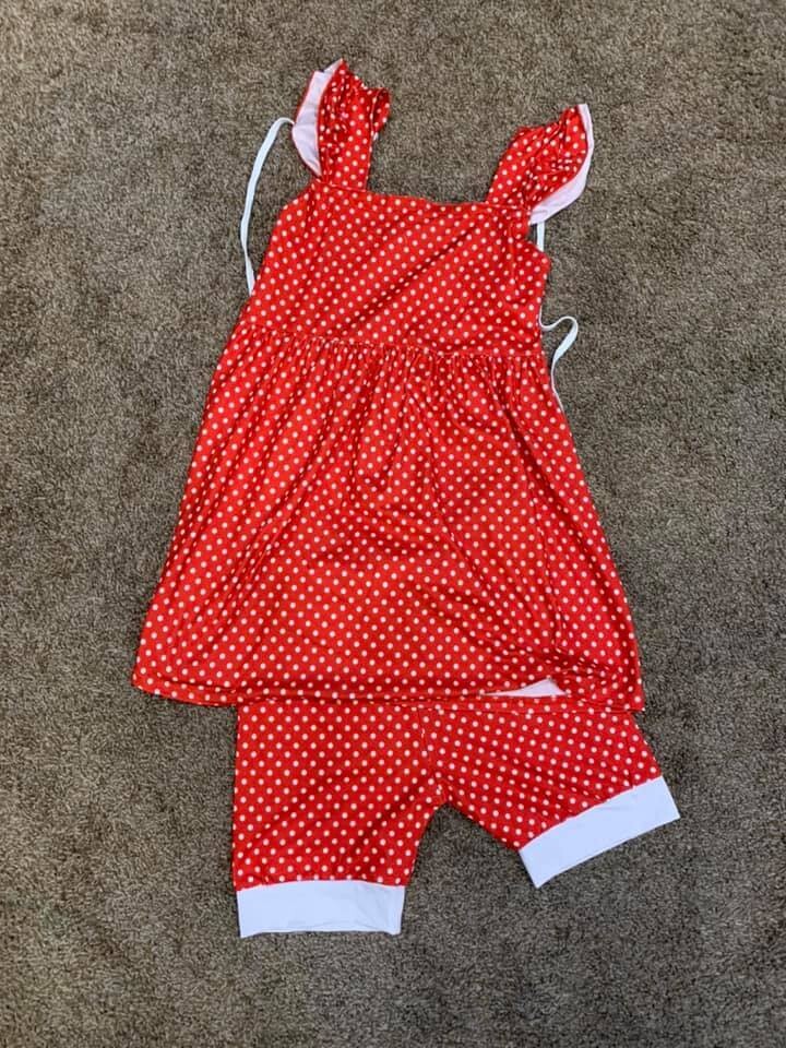 Red Polka Dot - 8/9