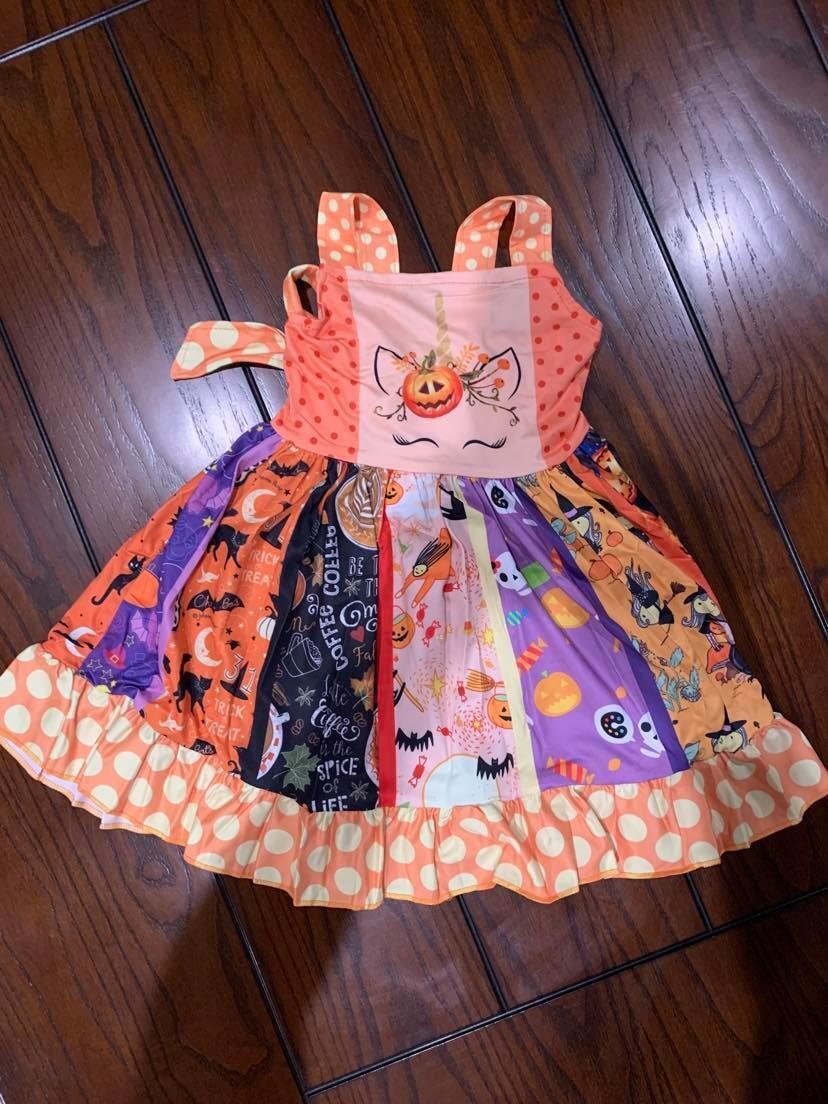 Unicorn Halloween Twirl - 4t