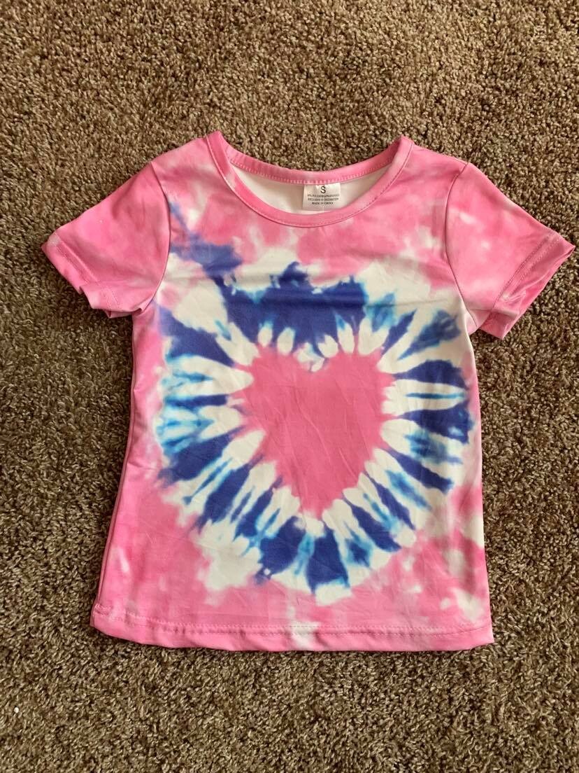 Tye Dye Heart  - 3T