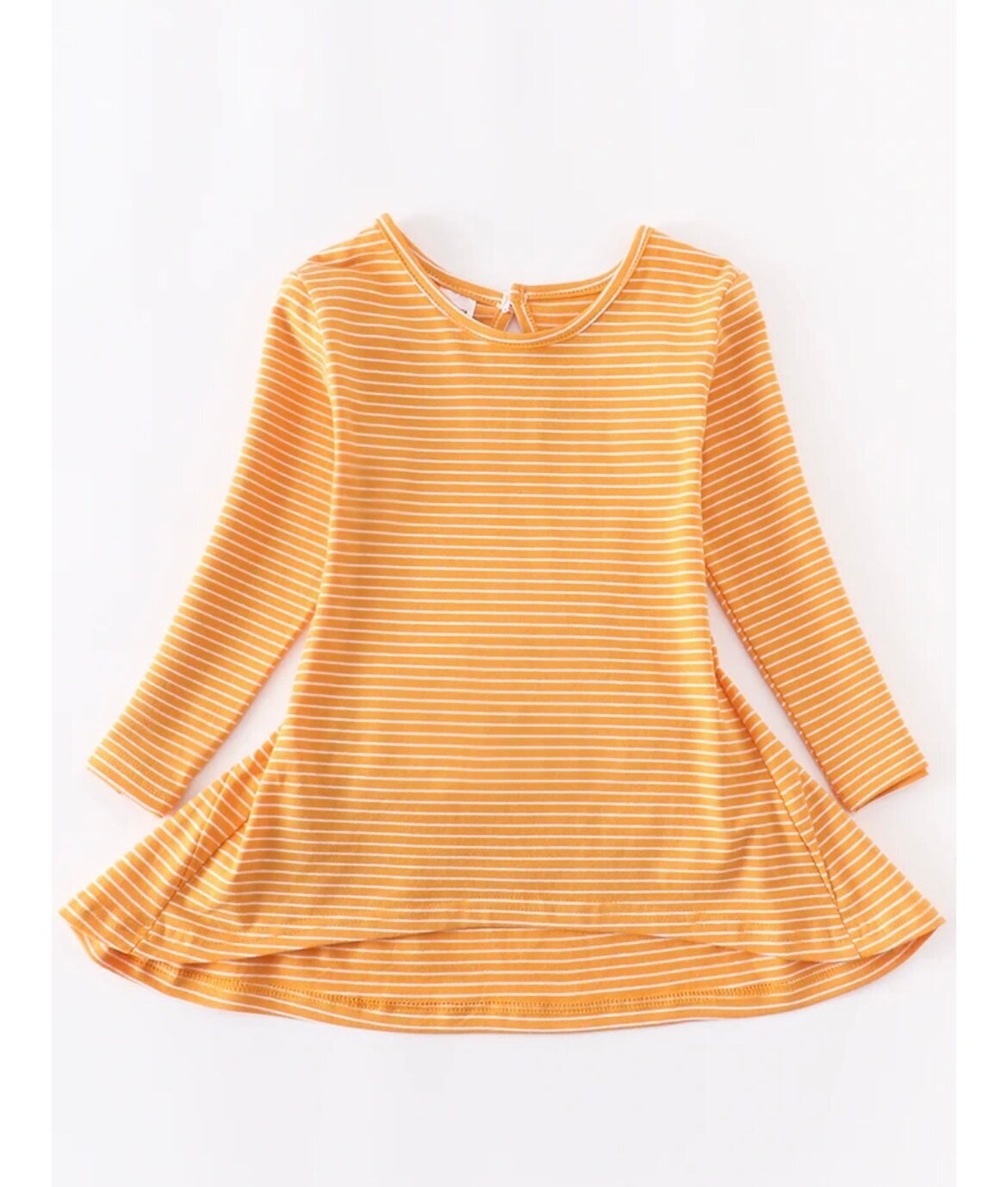 Mustard Stripe Shirt - 4T