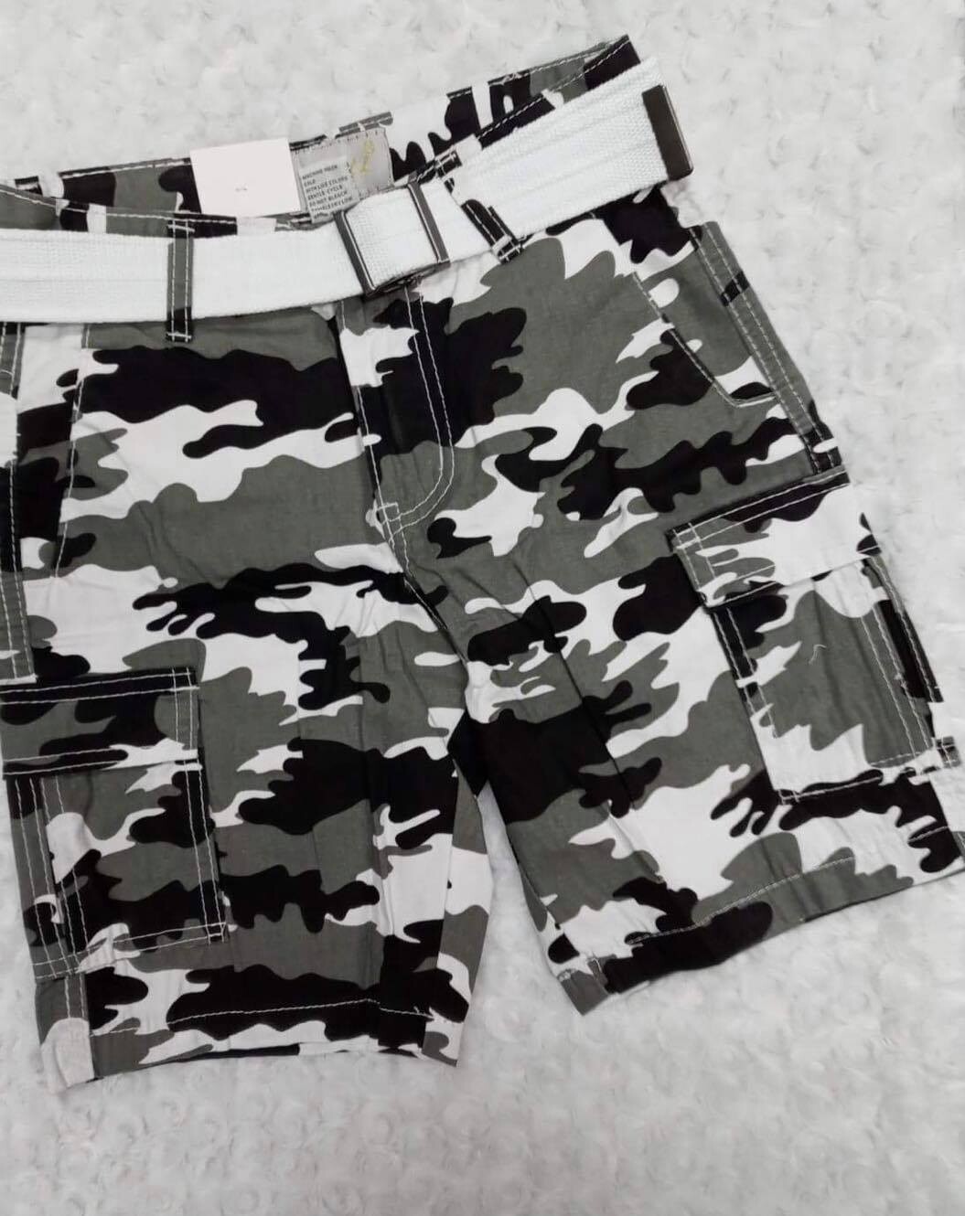Big Boy Camo Twill Shorts - 6