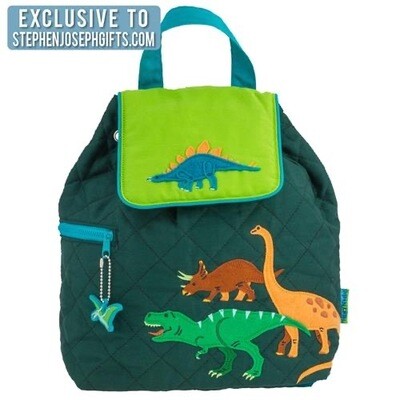 Dinosaur Quilted Backpack
