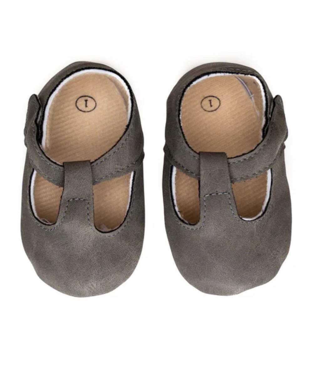 Gray T- Strap Infant - 2