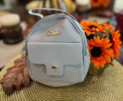 Mini Backpack purse - Gray