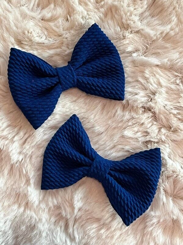 Bow2465 - Royal Blue Piggy Set