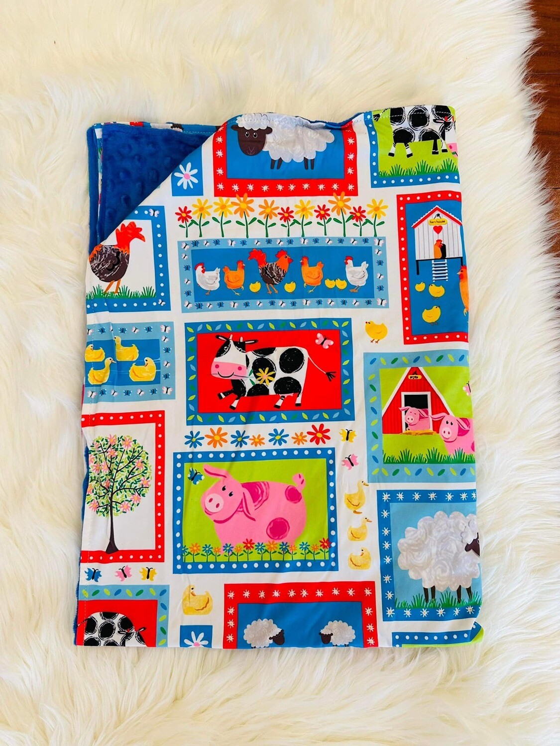 Farm Minkey Blanket