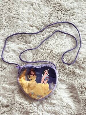 Belle &amp; Snow White Heart Purse