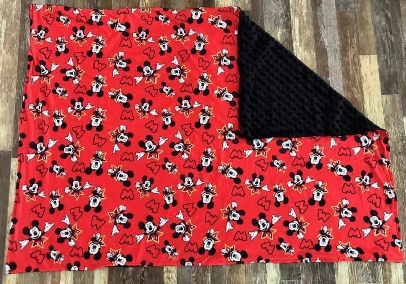 Mouse Minky Blanket