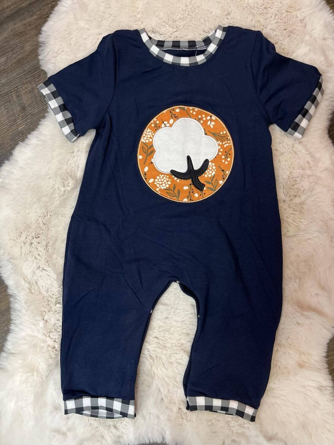 Cotton bud romper boys - 2t