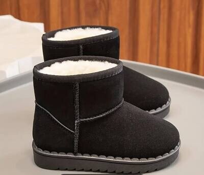 Black Ankle Boots - 8 1/2 Toddler