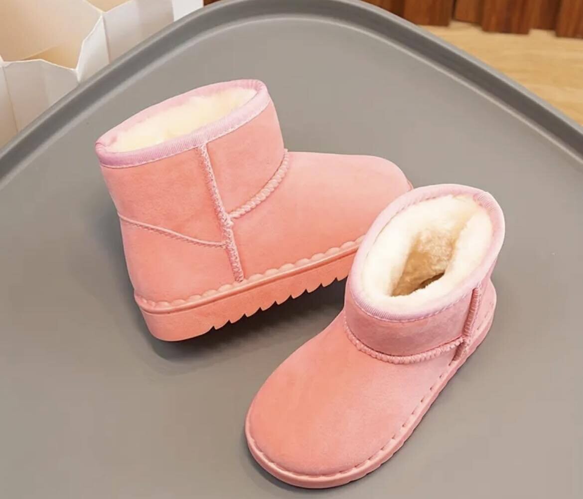 Pink Ankle Boots - 8 1/2 Toddler