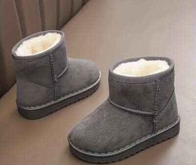 Gray Ankle Boots - 9 Toddler