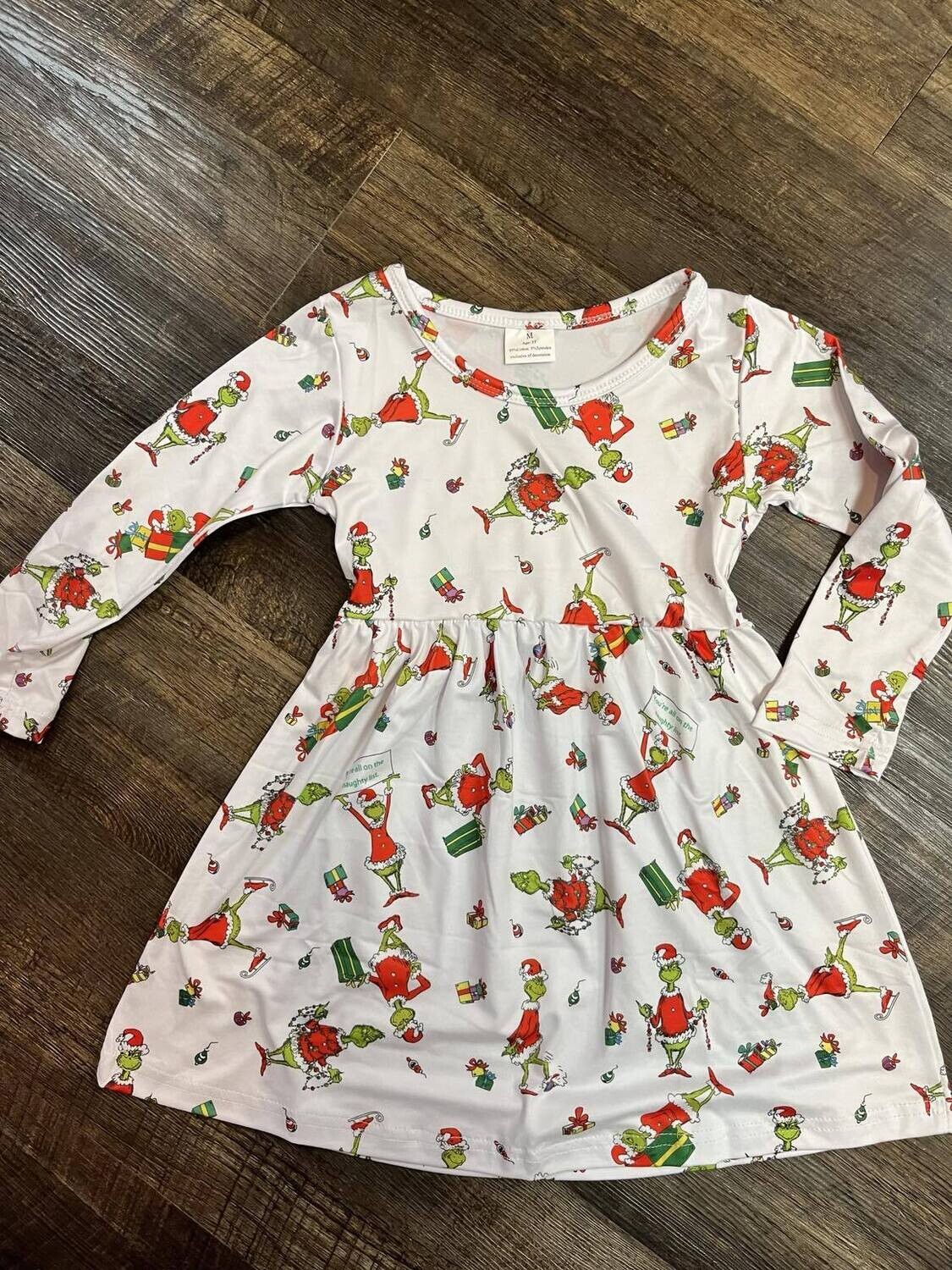 White Grinch Dress 2 - 5/6