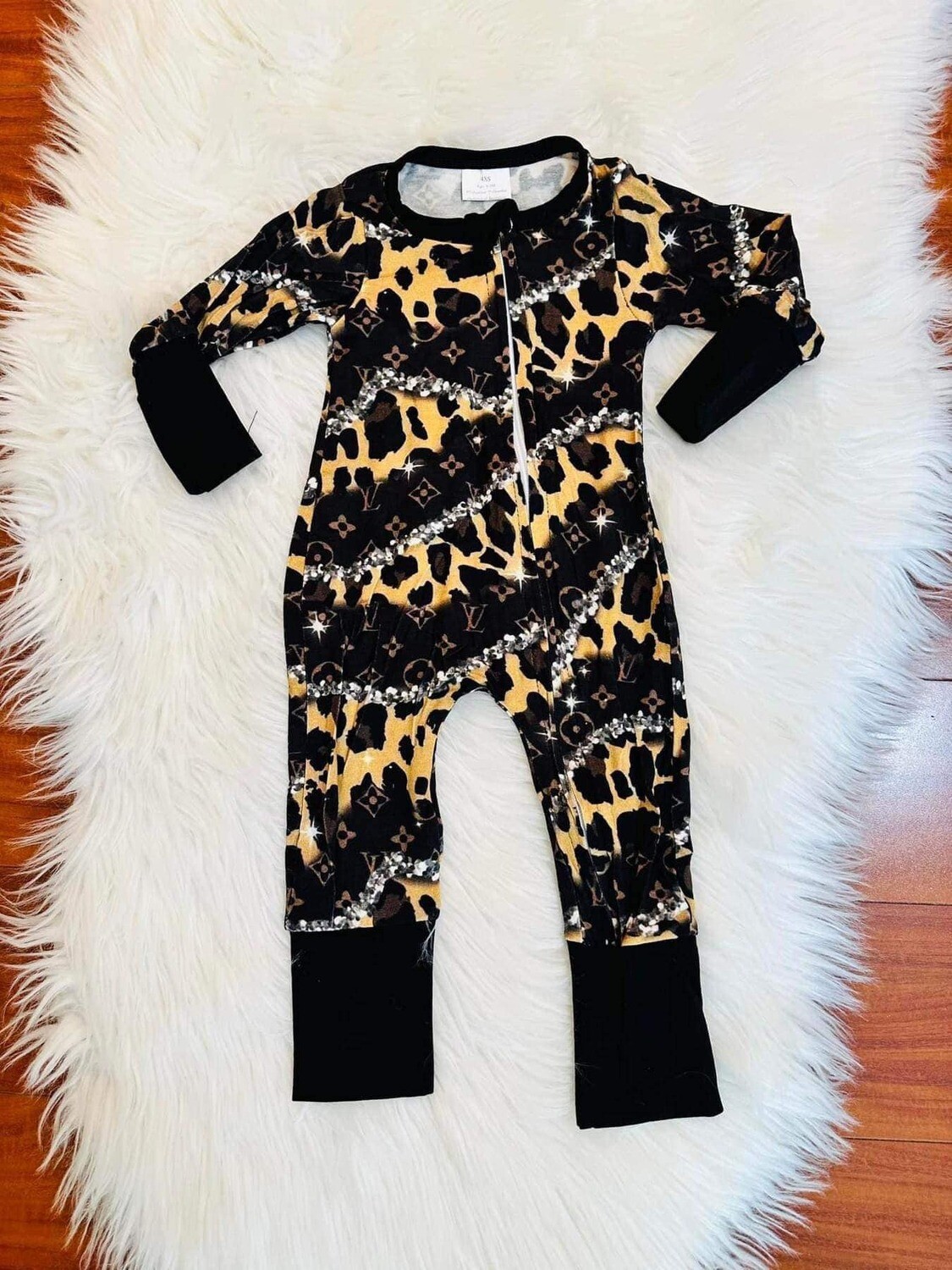 Cheetah Bujee Bamboo Jammies - 2t