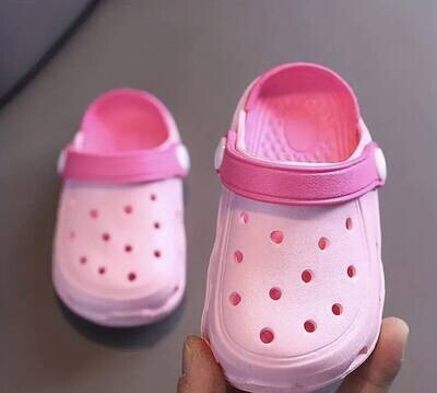 Pink croc - 7 Toddler
