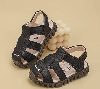 Black Sandals - 6 Toddler