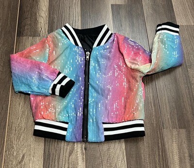 Rainbow Sequins Jacket - 12/18mo