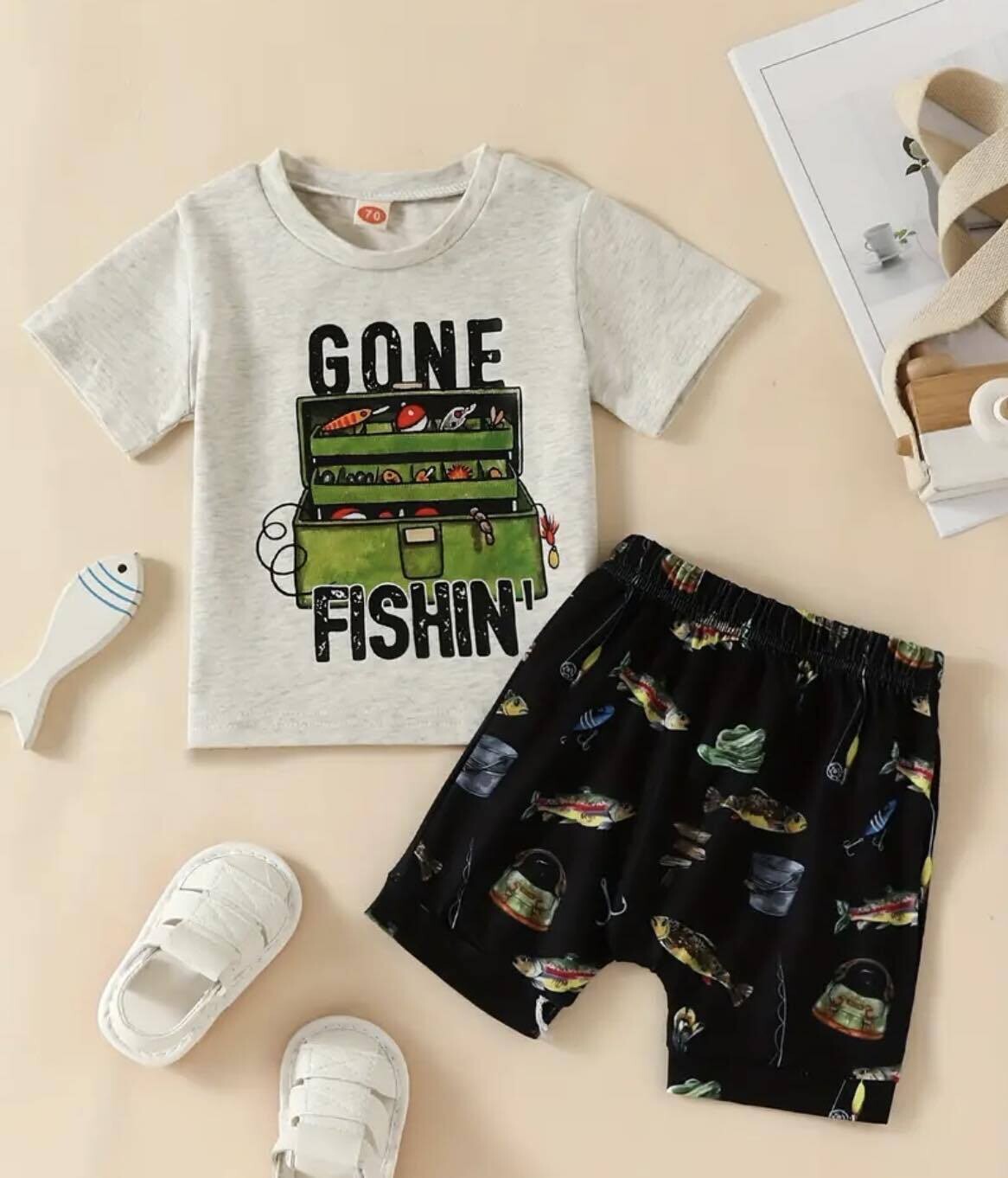 Gone Fishing Set - 9/12mo