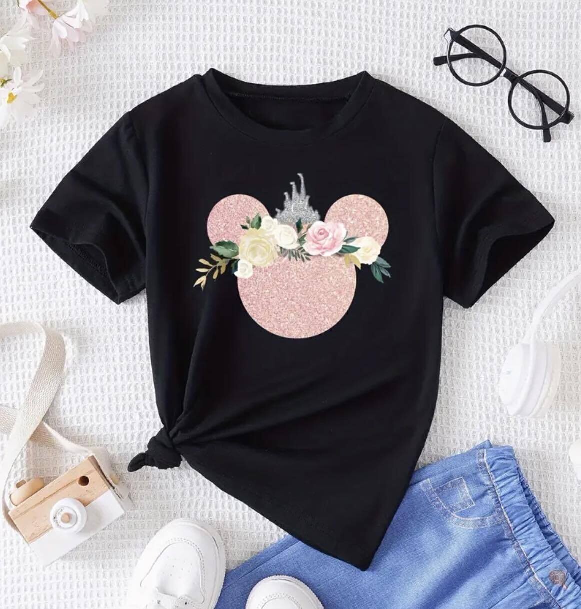 Mouse Shirt Black - 5/6