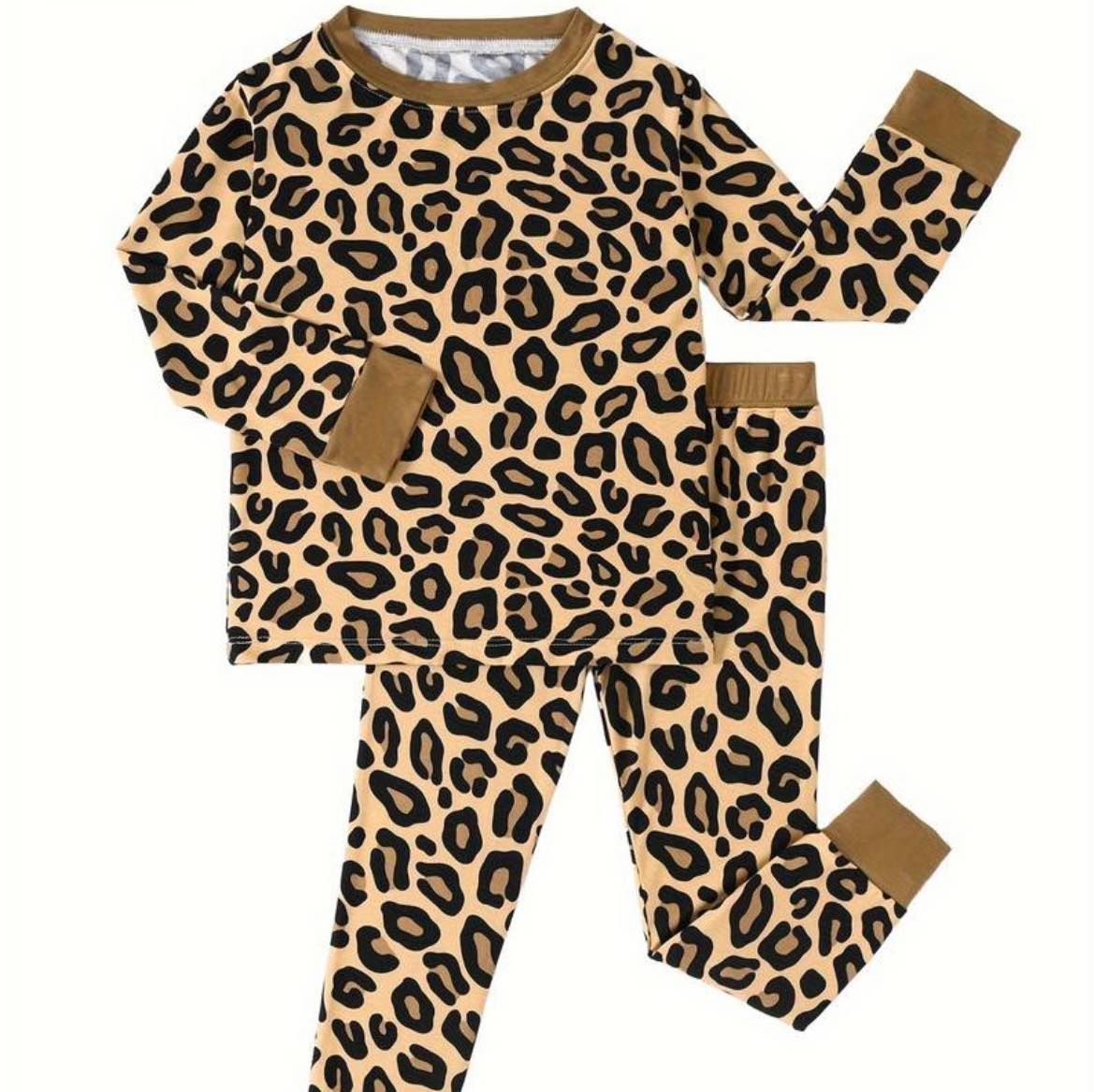 Cheetah Print Bamboo PJ&#39;s - 4 yrs