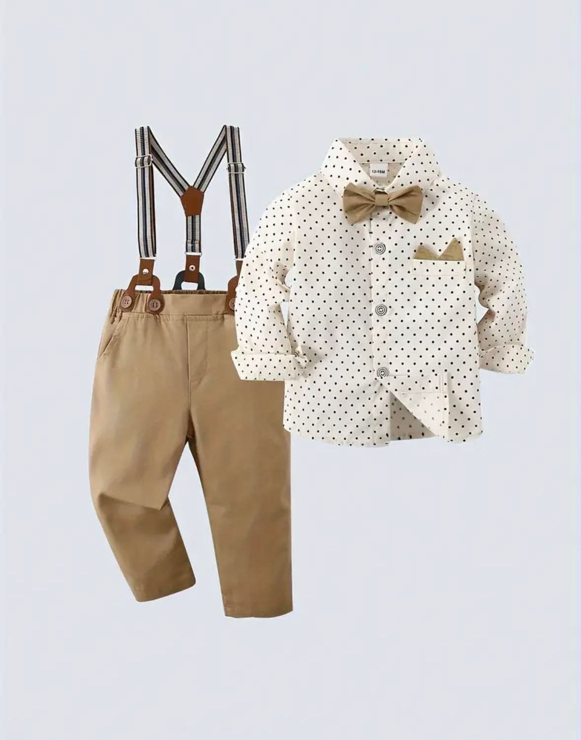 Boys Suit Beige - 9/12mo