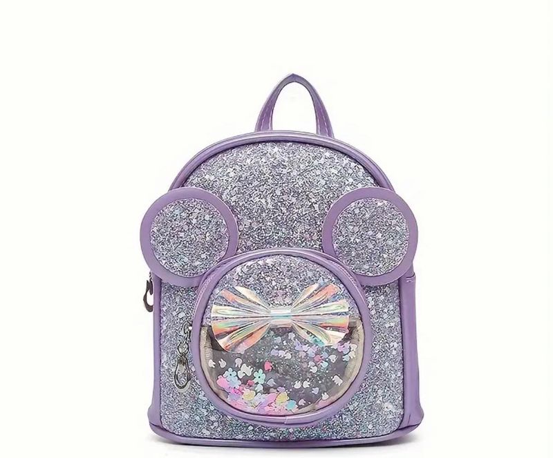 Purple Glitter Backpack