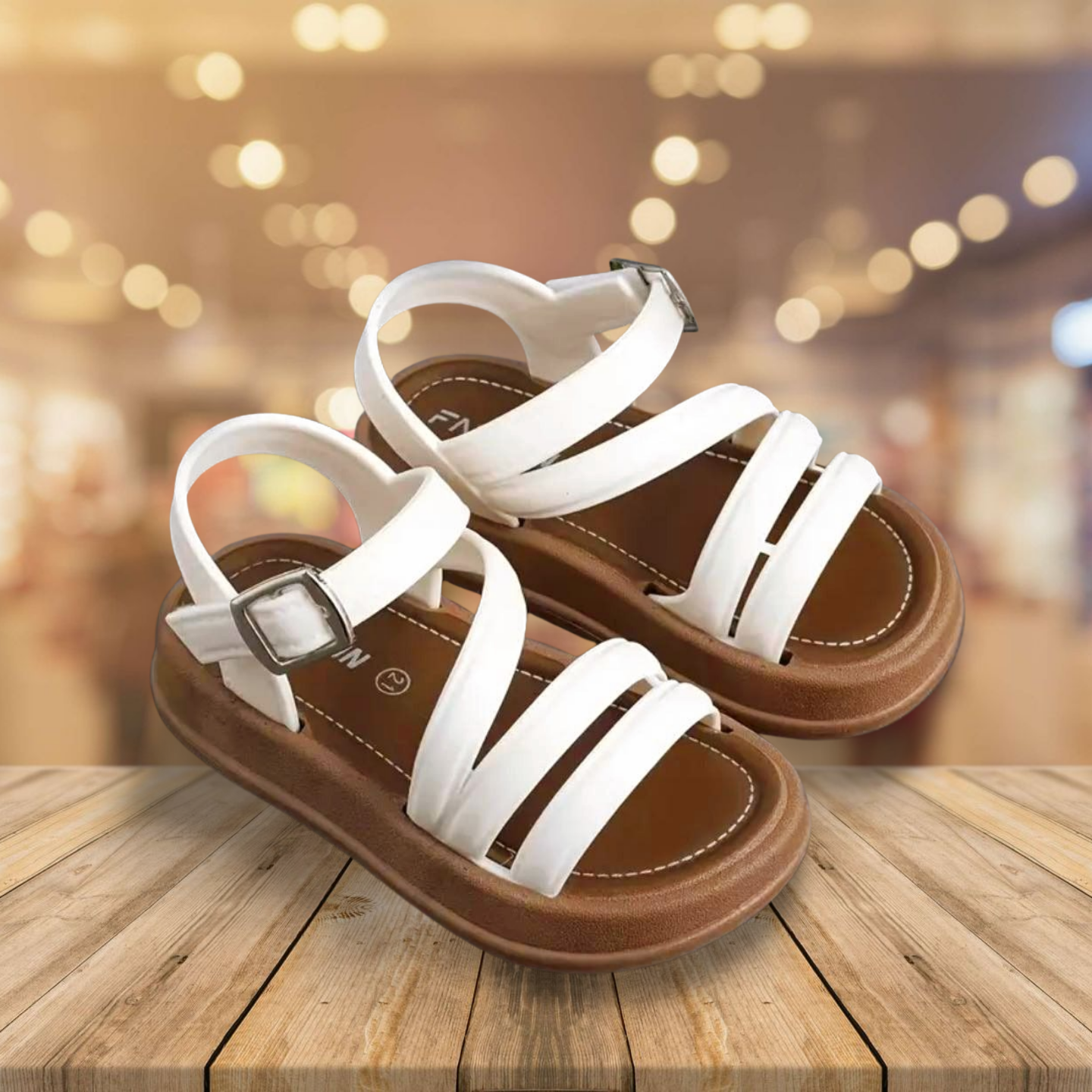 White Sandal - 8 Toddler