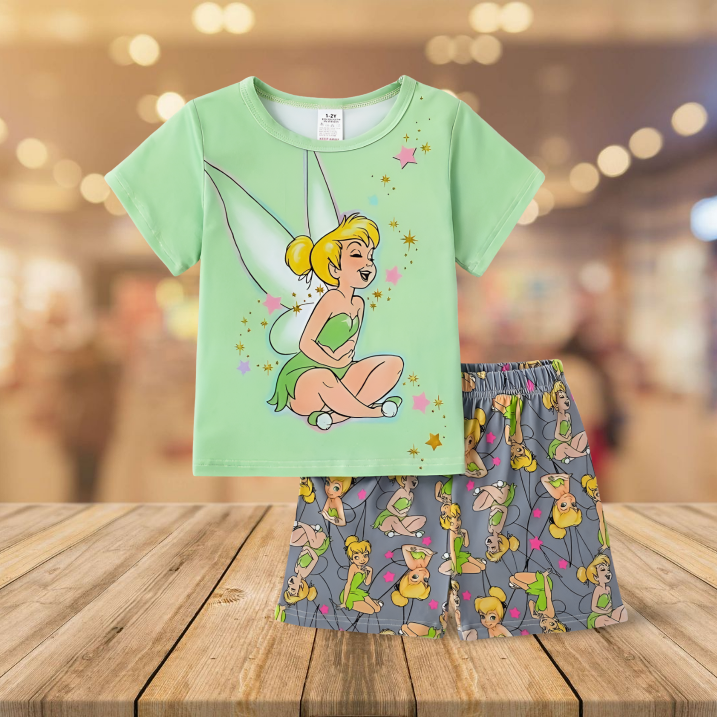 Tinker Bell Shorts Set - 7/8