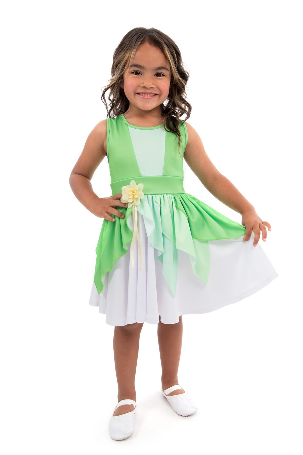 Lilly Pad Twirl Dress by Little Adventures 4