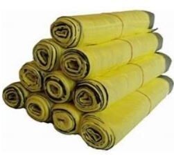 CARTONE SACCHI GIALLI KING SIZE 112X133 GR.78 - 20 ROTOLI - 10pz a rotolo PER RACCOLTA DIFFERENZIATA