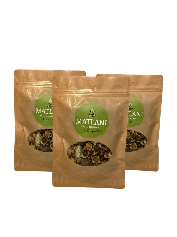 3 paquetes de Moringa en Semilla