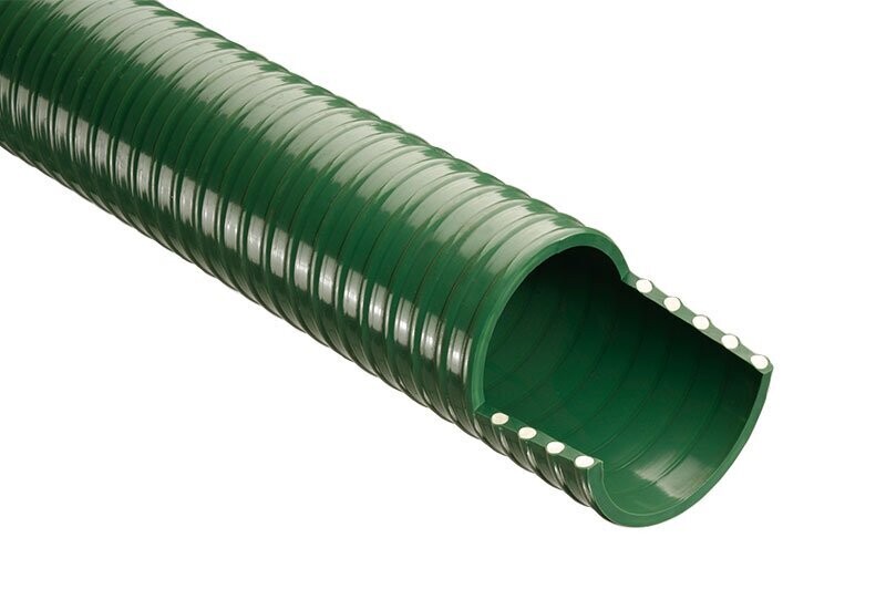 90mm Medium Duty Suction Hose - Green ( priced & sold by the meter)