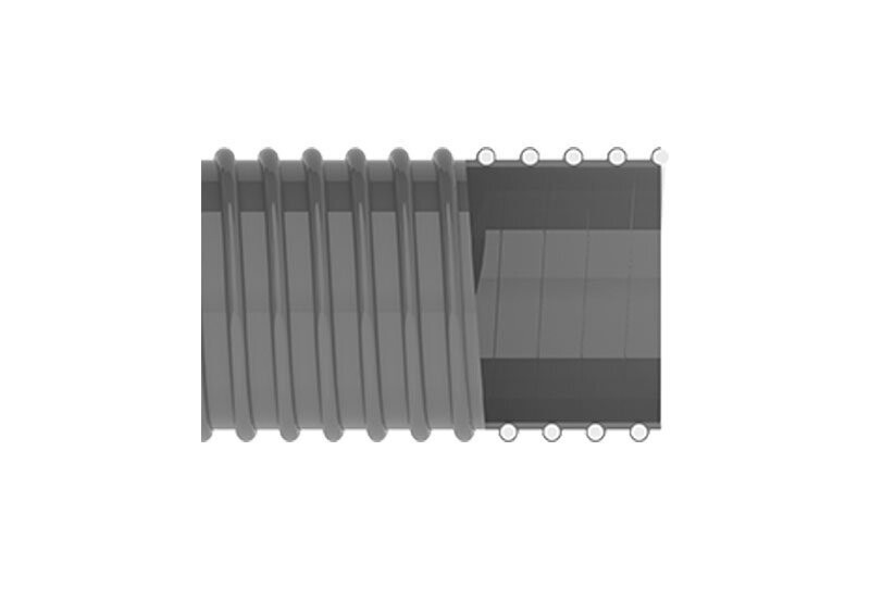50mm Vacuum Hose - Grey ( priced & sold by the meter)