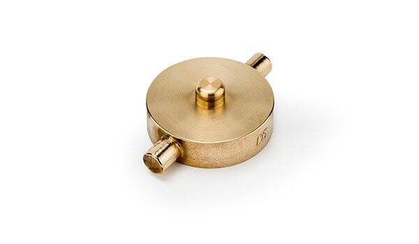 1.1/2" Brass Blanking Cap (no knob)