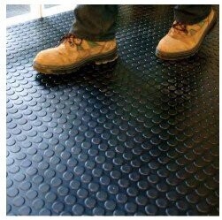 3mm x 1220 Commercial Circular Stud Matting ( priced & sold by the metre)