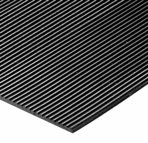 9mm x 915mm Electrical Matting Black Grooved ( priced & sold by the metre)