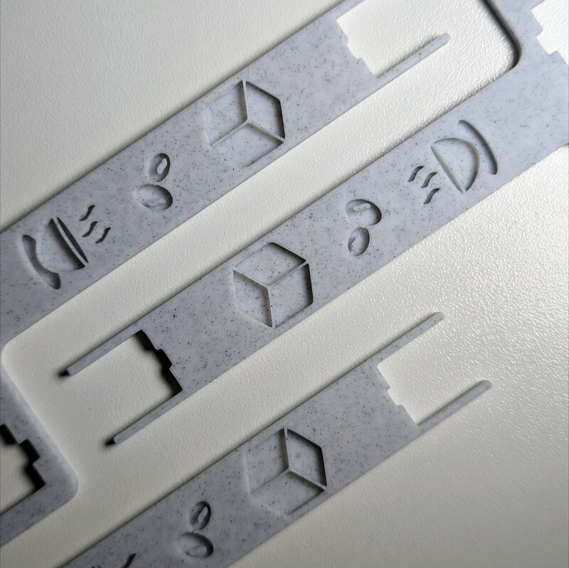 Mechanical keyboard plate fork - Coffee theme