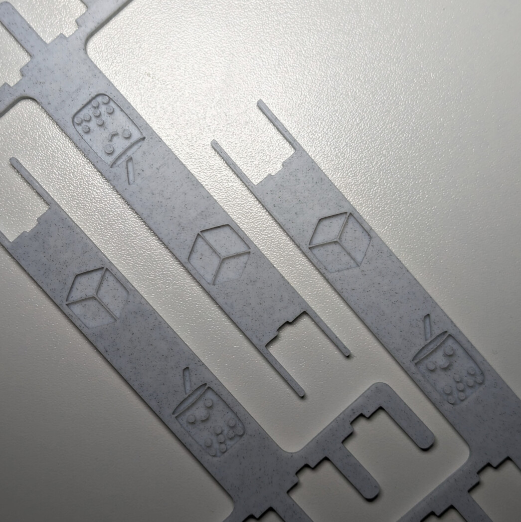Mechanical keyboard plate fork - Bubble Tea theme