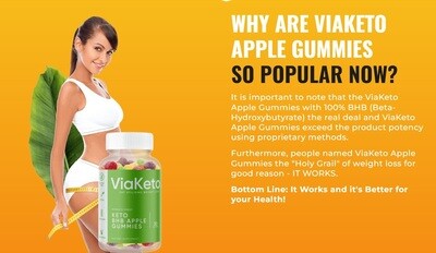 ViaKeto Apple Gummies UK 2022 Reviews [Worth Buying Or Not!]