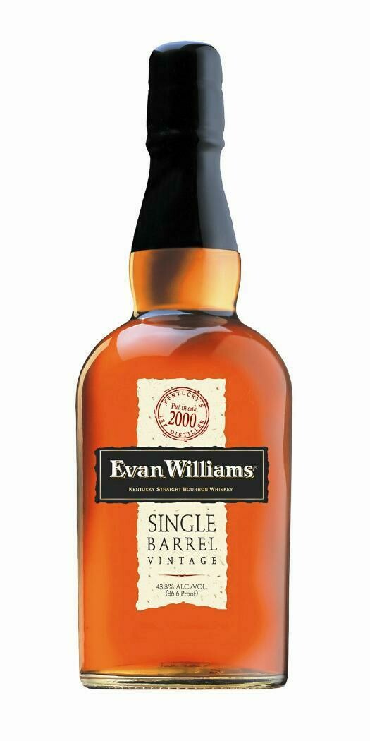 Evan Williams Single Barrel Vintage Kentucky Straight Bourbon Whiskey