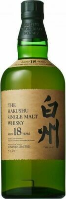Hakushu Single Malt 18 Year Japanese Whisky