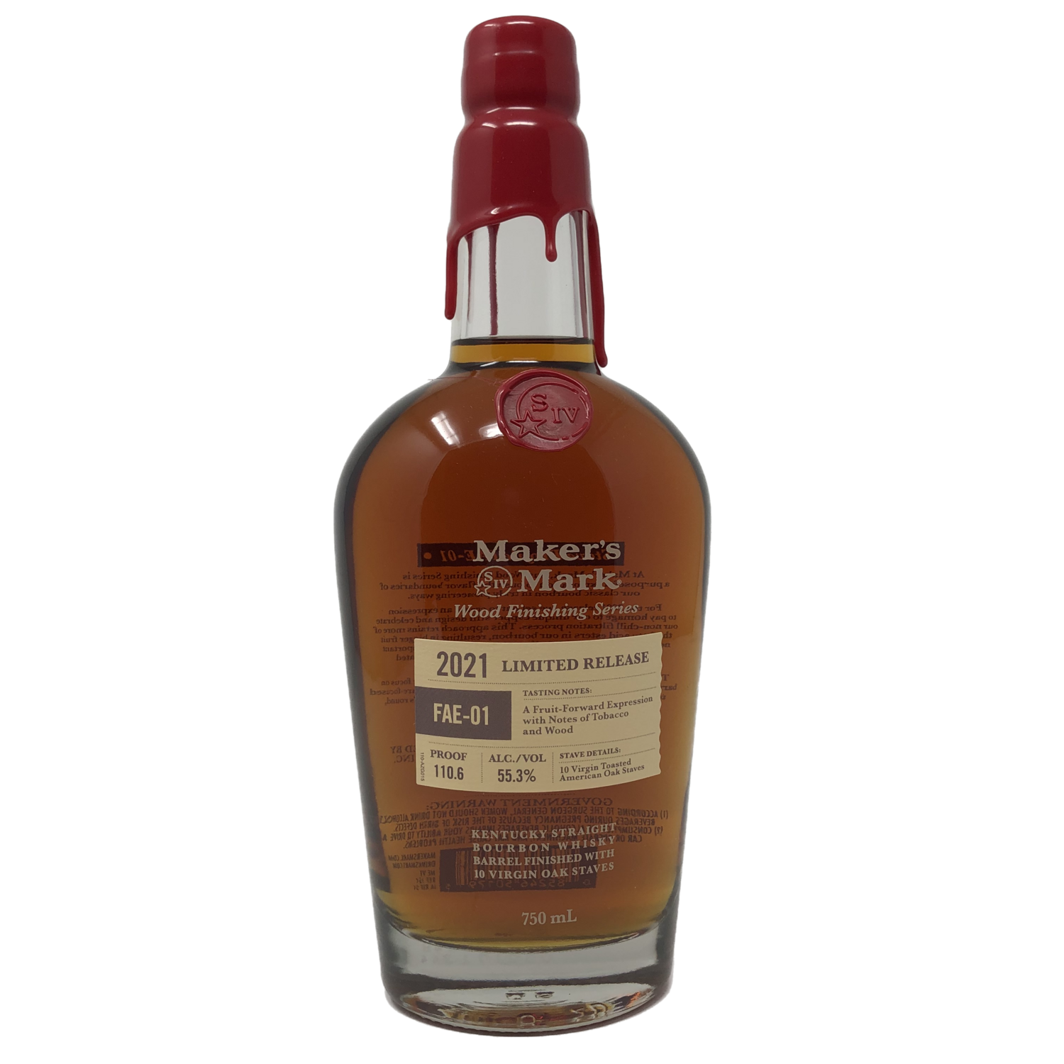 Maker's Mark Wood Finishing Series Limited Release FAE-01 Kentucky Straight Bourbon Whisky (2021 Edition)